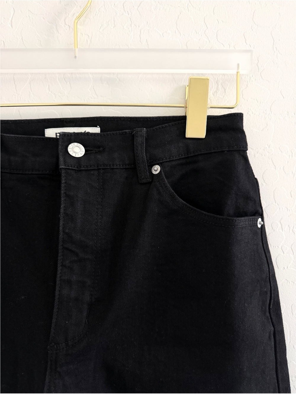 NEW Rolla's Gigi Barrel Curved Leg Jeans in Forever Black Size 27 - Picture 8 of 14